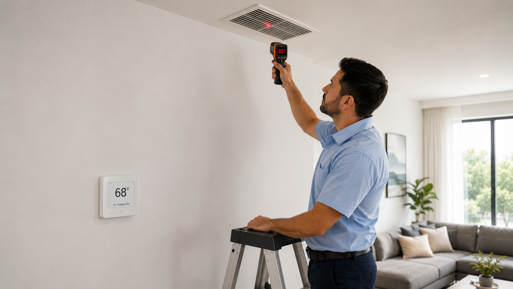 AC Blowing Hot Air in Abu Dhabi - AC repair service 25