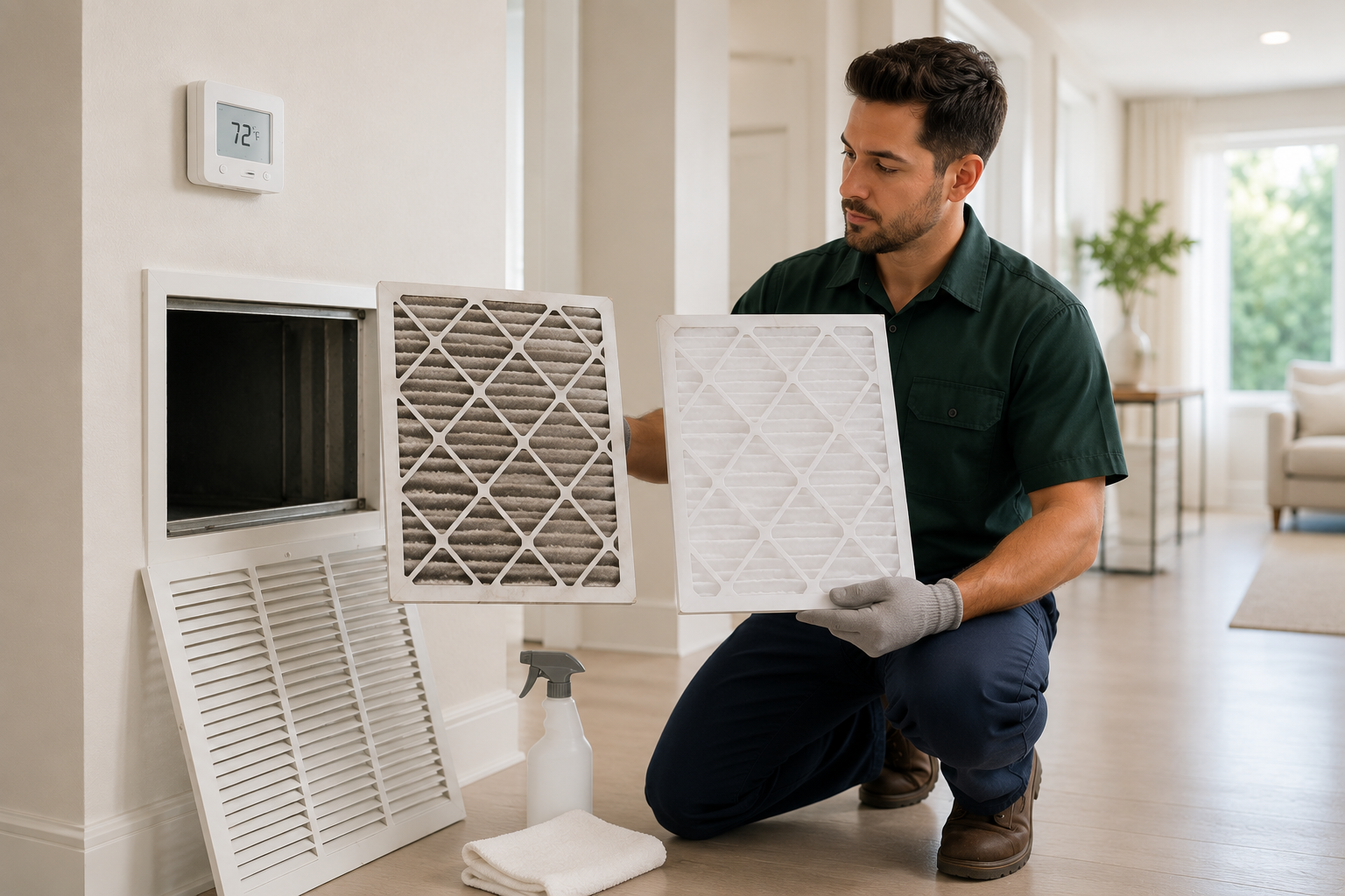 AC Cleaning Service in Abu Dhabi - AC repair service 13