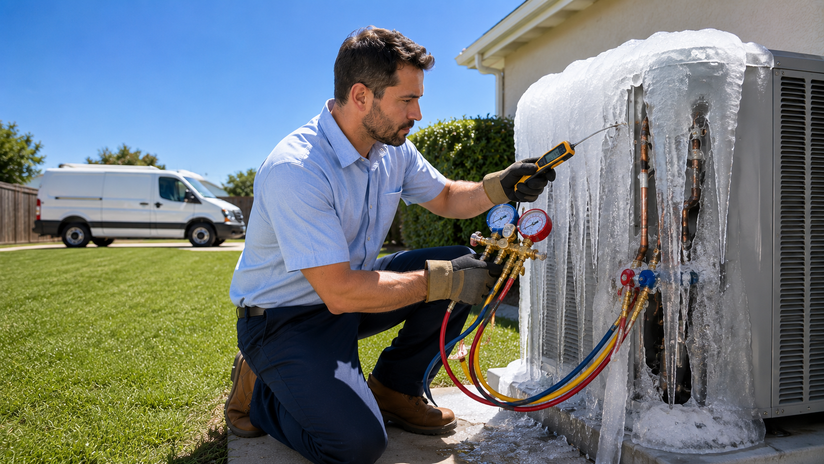 AC Frozen Coil Repair in Abu Dhabi - AC repair service 27