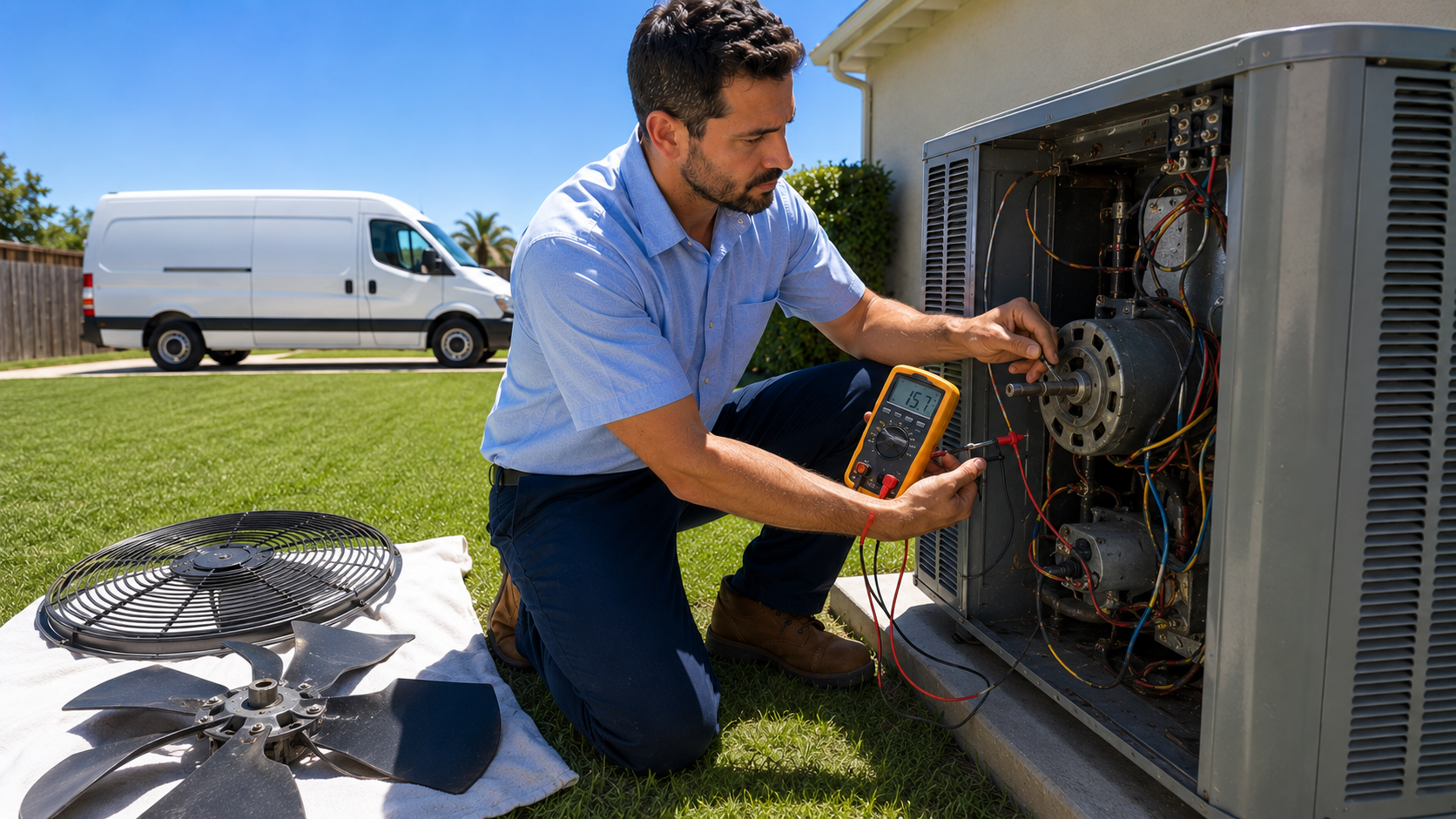 AC Motor Repair in Abu Dhabi - AC repair service 30