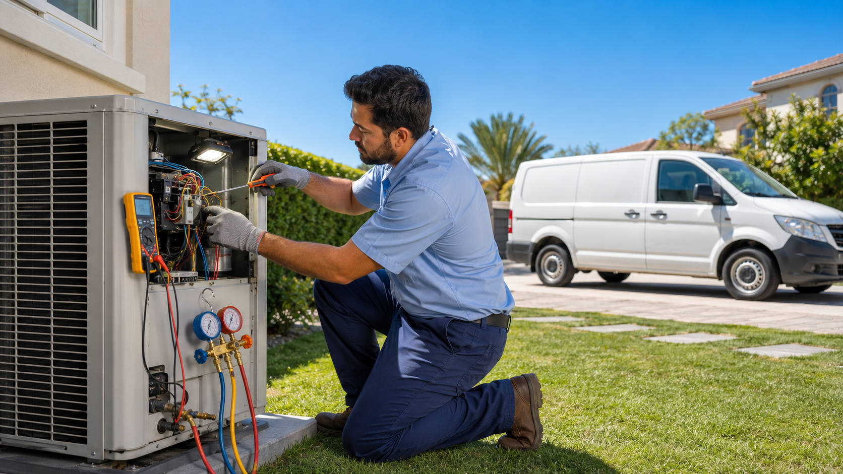 Air Con Service in Abu Dhabi - AC repair service 12